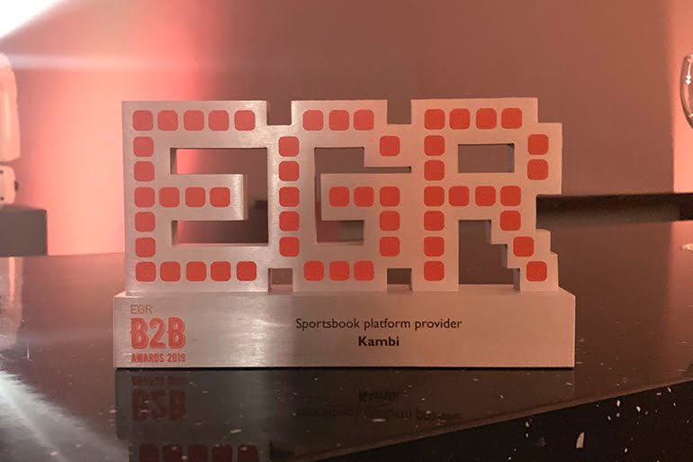 Kambi wins Sportsbook Platform Provider of the Year at the EGR B2B Awards