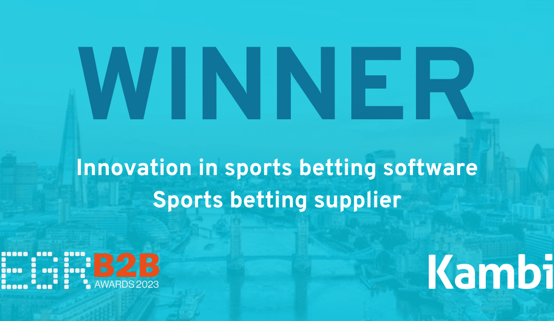 Kambi’s pioneering AI-powered trading wins sports betting innovation of the year at EGR B2B Awards